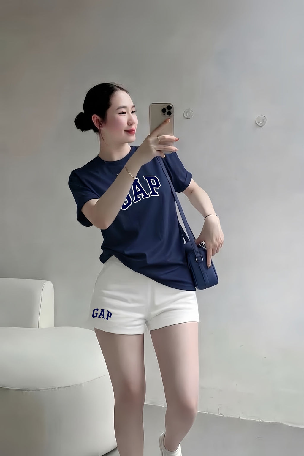 Set thun nữ GAP Navy