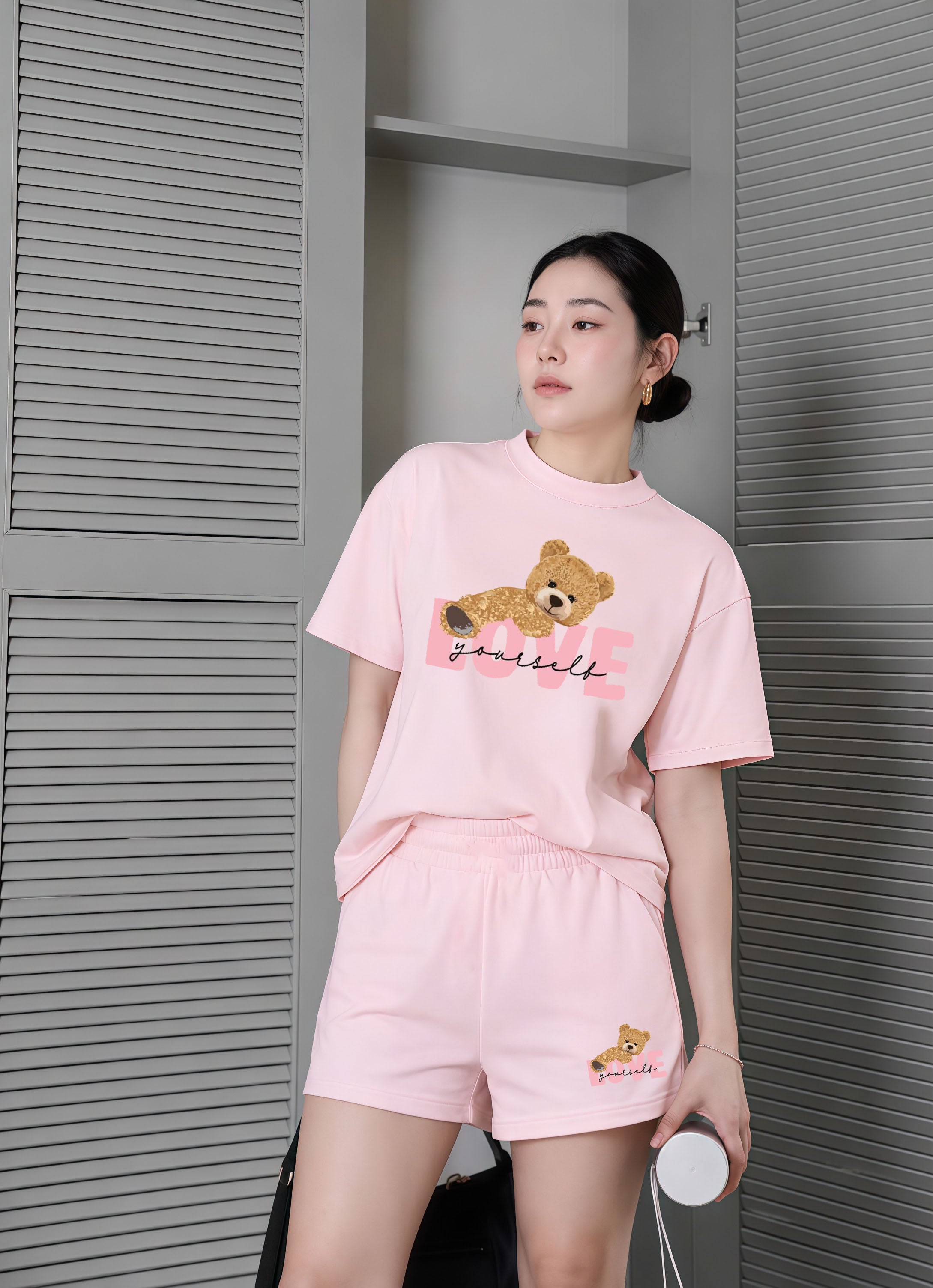 Set thun nữ hồng Pastel Love Yourself